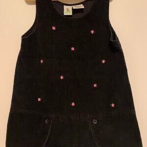 Vintage Kids Black dress, Sesame Street, Size 4T